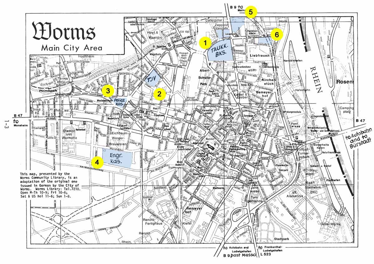 USAREUR Cities Worms
